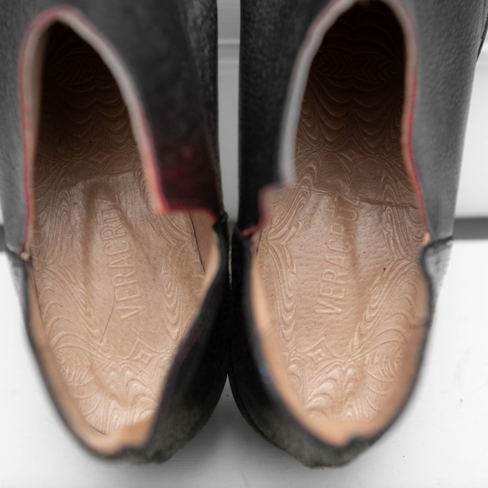 Veracruz Leather Ankle Boots Sz 9 Qiet Luxury Artisan Western Boho Chic $239 - Picture 6 of 8